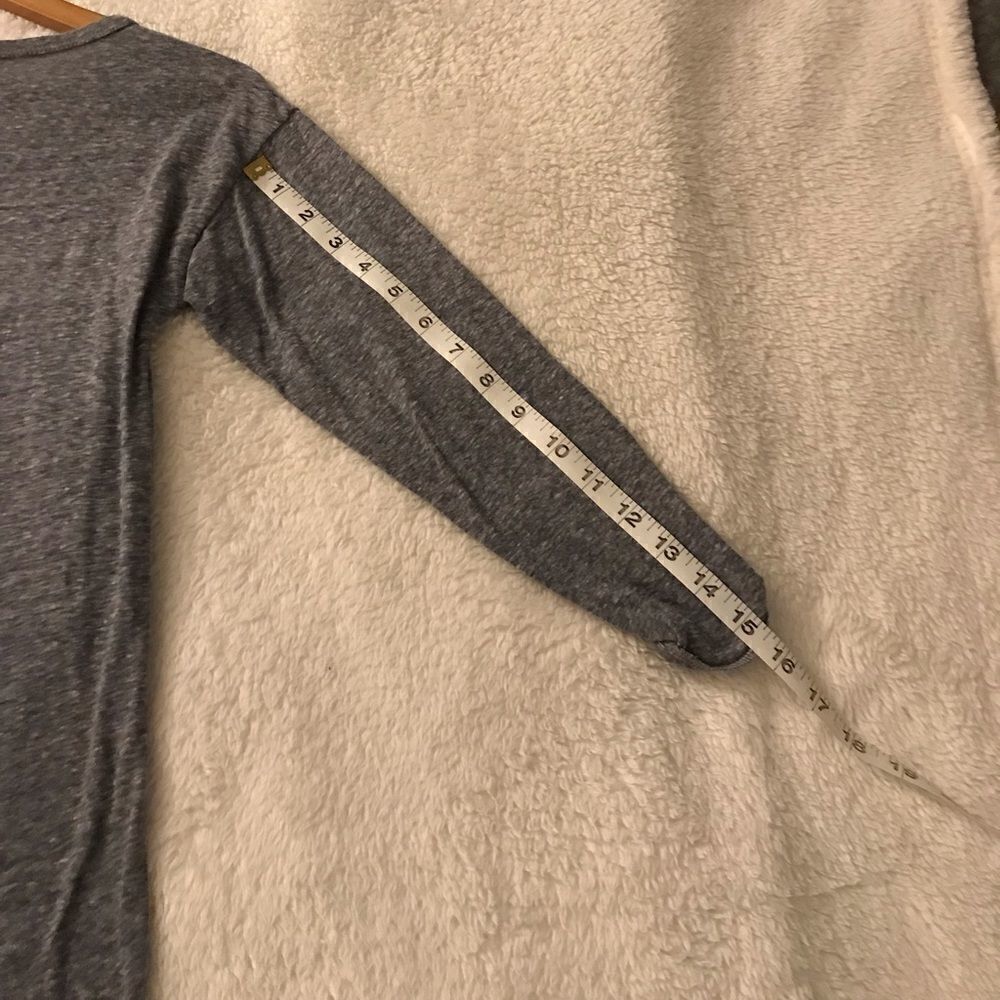 : : J Crew 3/4 sleeve t shirt blouse with jewel detail : : - Picture 8 of 11
